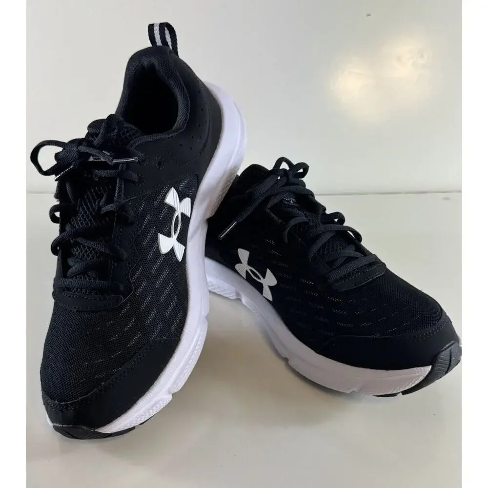Under Armour Charged Assert 10 Running Sneakers, Black & White, Sz: 10.5, 71-04 - Picture 13 of 16